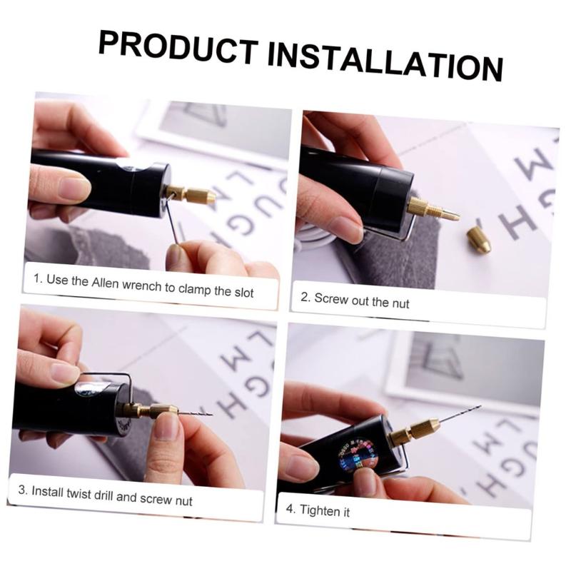 Resin Craft Workshop - مثقاب دوار صغير يعمل بـ USB