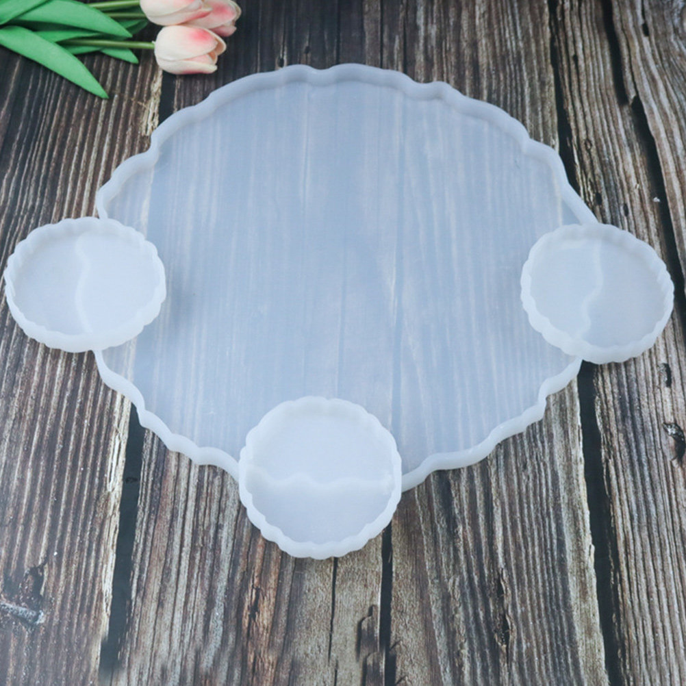 Serving Tray Mold - قطعتان من قوالب السيليكون الممتازة لصنع