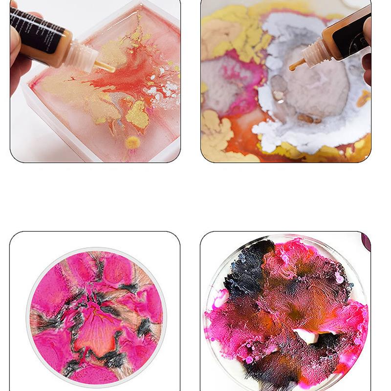 1 مجموعة الفن الحبر الكحول الا - مراجعة Resin Dye Alcohol وسعره