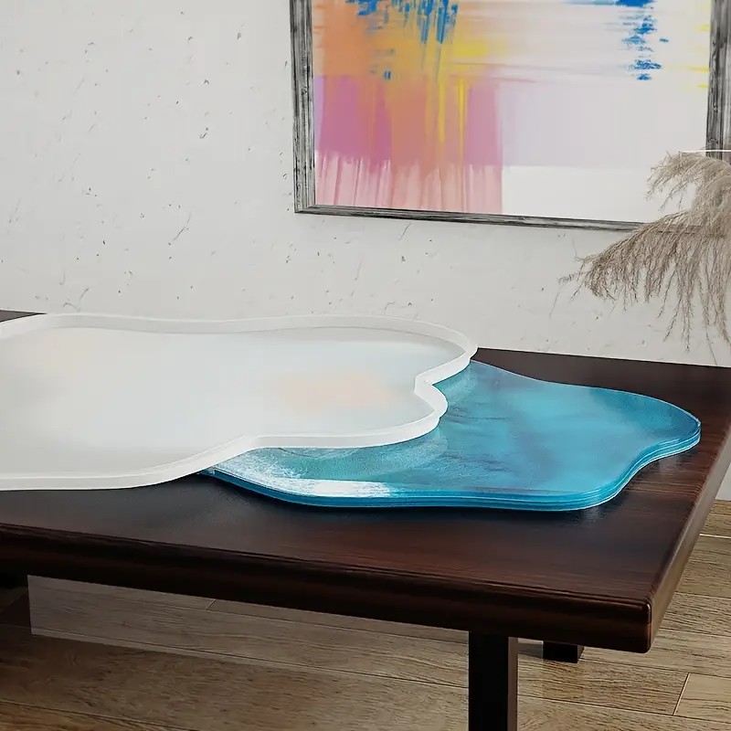 قالب سيليكون كبير 61 سم لصب ال - مراجعة Resin Ocean Wave Mold وسعره