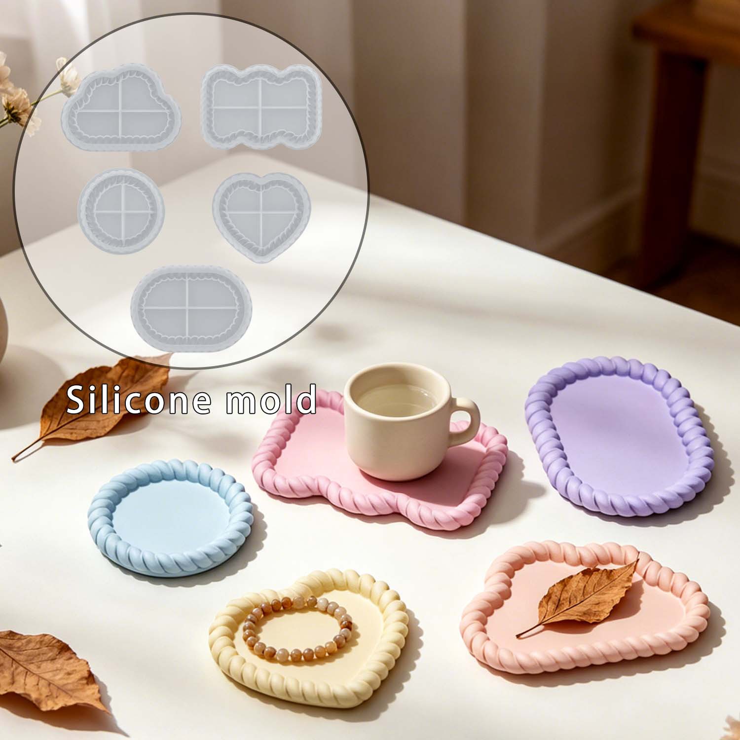 مجموعة متنوعة من حوامل الأكواب - مراجعة Serving Tray Mold وسعره
