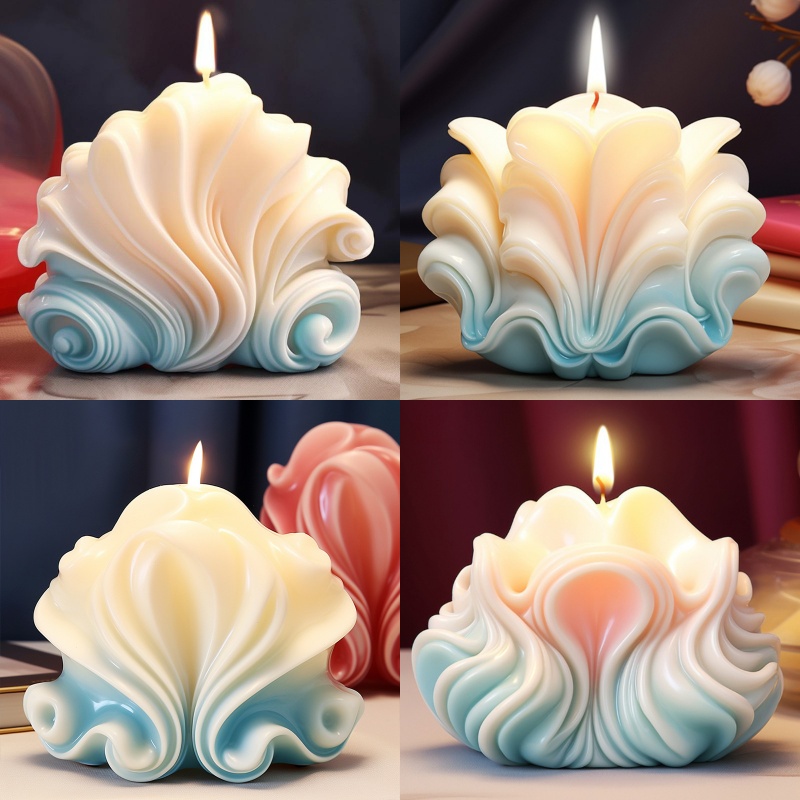 قوالب سيليكون على شكل صدف البح - مراجعة Resin Ocean Wave Mold وسعره