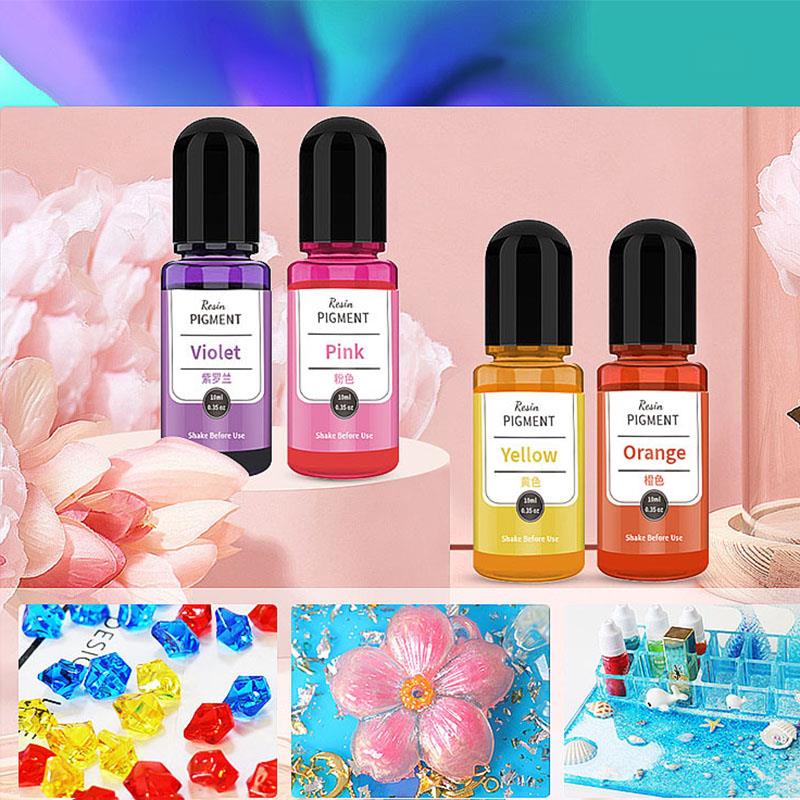 24 لون الفن الحبر الكحول الرات - مراجعة Resin Dye Alcohol وسعره