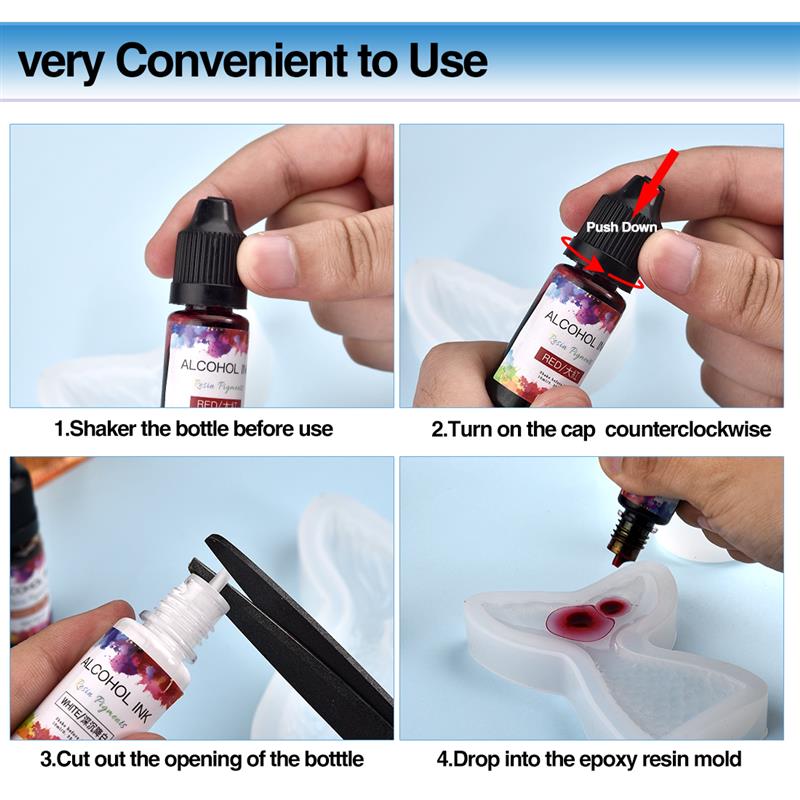 الايبوكسي الراتنج الصباغ عدة ، - مراجعة Resin Dye Alcohol وسعره